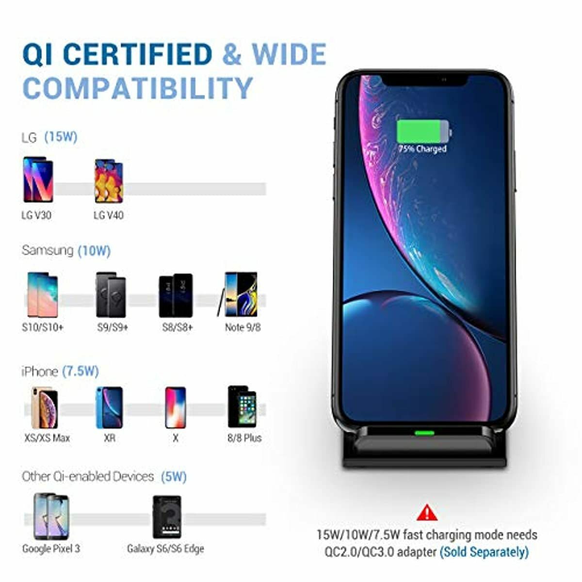 Details about Wireless Charger 2 Seneo Pack 15w Qi Fast 10w Lg V30 V40 Certified Galaxy S20 Details about Wireless Charger 2 Seneo Pack 15w Qi Fast 10w Lg V30 V40 Certified Galaxy S20
