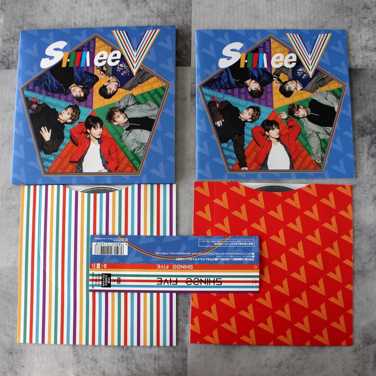 SHINee FIVE Limited FC Fan Club Limited edition Japan CD+DVD