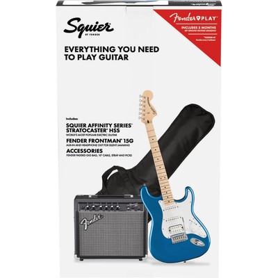 Squier Affinity Stratocaster HSS Pack | Lake Placid Blue