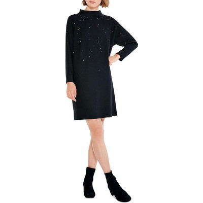 Женское мини-свитшот Nic + Zoe с блестками и черными украшениями XS BHFO 2631