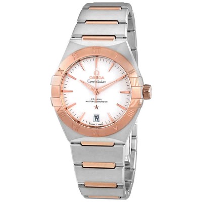 Pre-owned Omega Constellation Automatic Silver Dial Ladies Watch 13120362002001