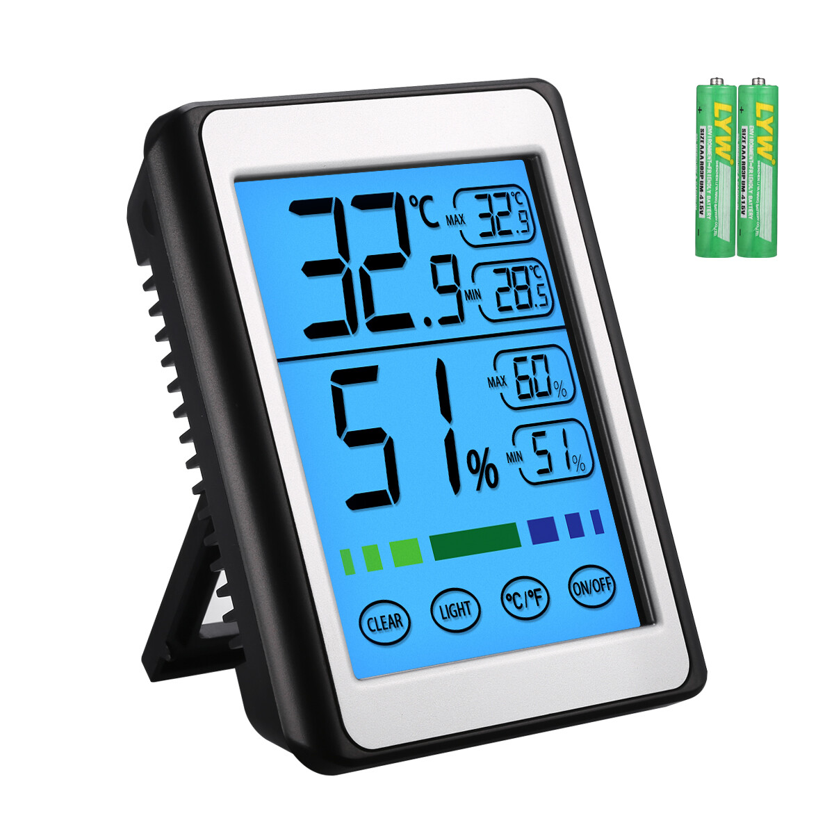 ORIA Digital/_LCD Thermometer Hygrometer Indoor Home Room Temperature Humidity