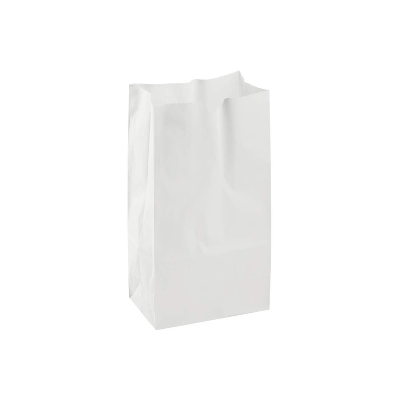 S - Pack Of 150ct. White Paper Lunch Bags. Great For Holiday