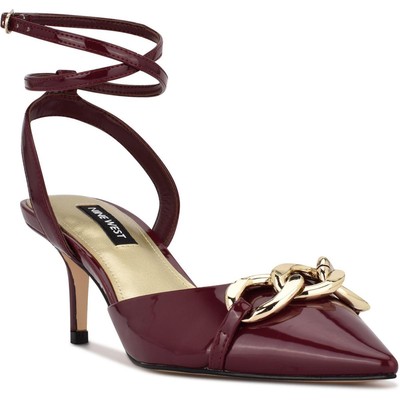 

Женские лакированные туфли Nine West Arnice красные лакированные 6,5 средний (B,M) BHFO 2744, Dark red, Arnice