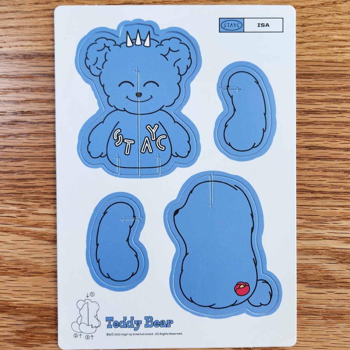 STAYC アイサ　ISA トレカ　Teddy Bear 特典　Meow 限定盤 STAYC アイサ ISA トレカ Teddy Bear 特典 Meow 限定盤 STAYC