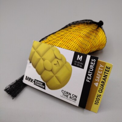 Barkbox Super Chewer Corn on the Rob NWT Medium Dog Toy (20-50 lbs) Bark Box