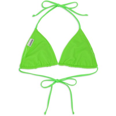 

Женский купальник-бикини с бретельками Ganni BHFO 6925, Lime popsicle