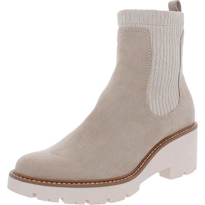 Женские ботильоны Челси Steve Madden бежевого цвета Gus 7 среднего размера (B,M) BHFO 5707