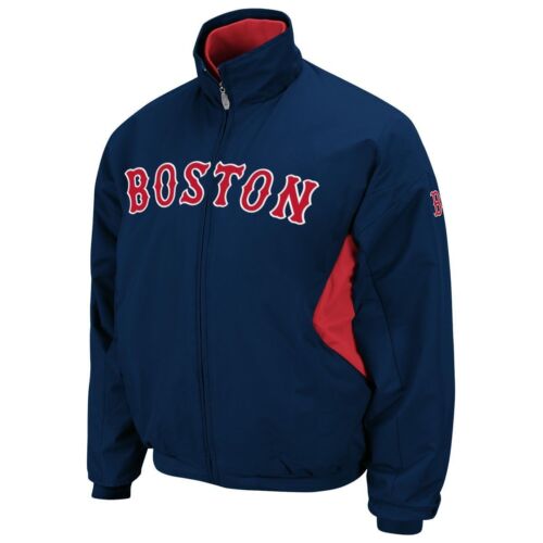 Boston Red Sox Majestic Red Home Batting Warm Up Jacket Pull Boston Red Sox Majestic Red Home Batting Warm Up Jacket Pull
