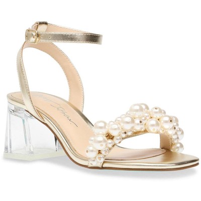 

Женские золотистые туфли-лодочки Betsey Johnson Kylee 9, средние (B,M) BHFO 9293, Золотой, Kylee