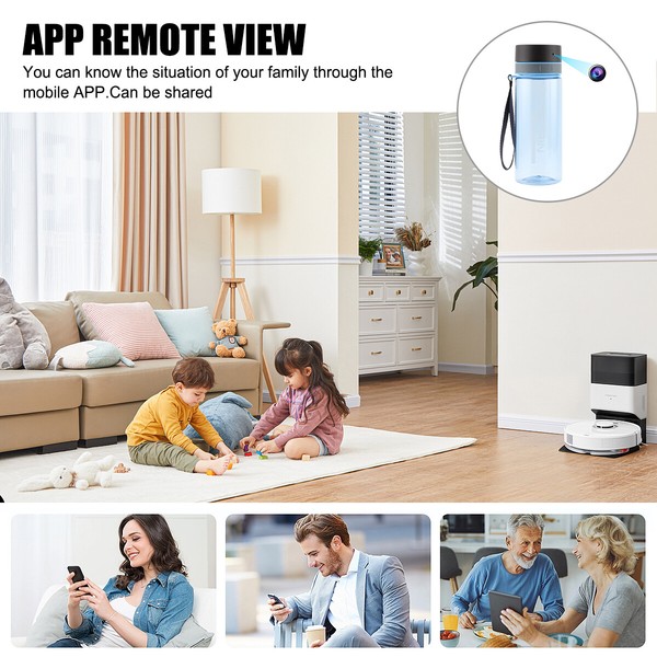 1080P WiFi Hidden Sport Water Bottle Camera Security Video Recorder Cup HD Cam~ - Image 8