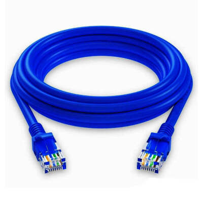 Fastest Ethernet Cable 10 GB High Speed Cat6 Network Cord RJ45 Gold Plated LAN