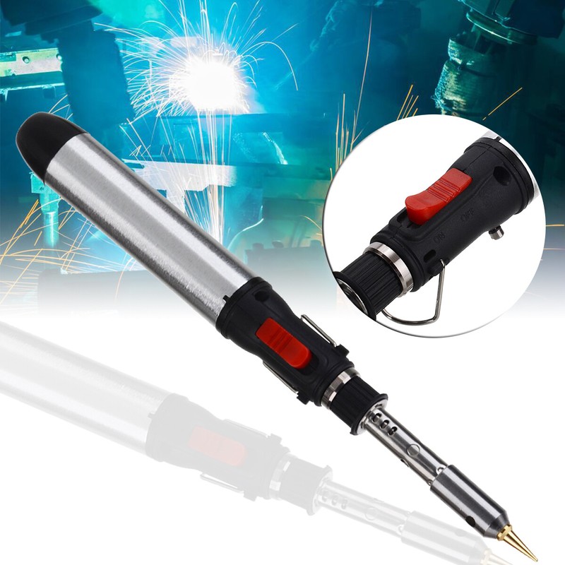 Set Butane Cordless Welding Pen Type Torch Tool Kit