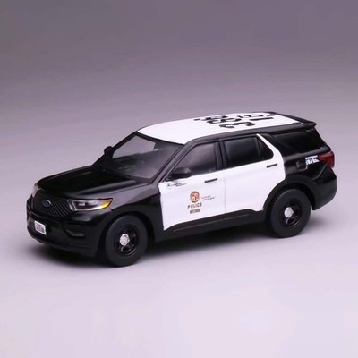 596 Modell 1:64 Ford Explorer Los Angeles California Police Druckguss-Sammelauto