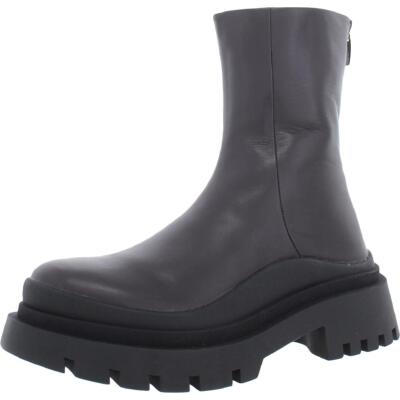 

Steve Madden Womens Turf Leather Chunky Zip Up Ботильоны BHFO 3176, Brown leather, Turf