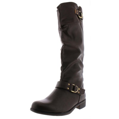 

XOXO Женские коричневые сапоги до колена Minkler 7 Medium (B,M) BHFO 7191, Коричневый