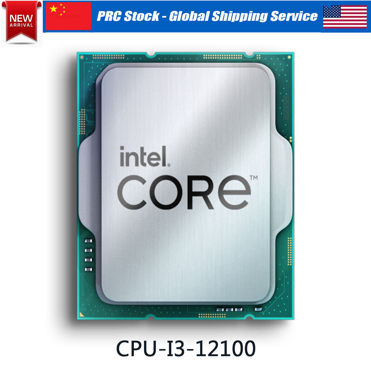 CPU Intel Core i3-12100 12th Gen LGA1700 Intel Core i3-12100 LGA 1700 12th Gen CPU Processor 3.3GHz