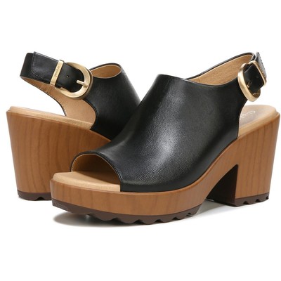 Обувь Dr. Scholls Женские черные сабо на шнуровке 7.5 Medium (B,M) BHFO 8501