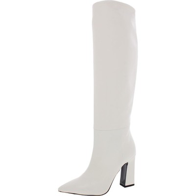 

Женские сапоги до колена Steve Madden Showbiz цвета слоновой кости 8.5 Medium (B,M) BHFO 7501, Bone leather