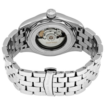 Pre-owned Armand Nicolet Mh2 Automatic Grey Dial Men's Watch A640a-gr-ma2640a