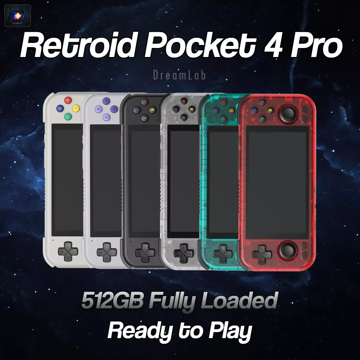 Retroid Pocket 4 Pro Handheld Retrogaming Console | eBay