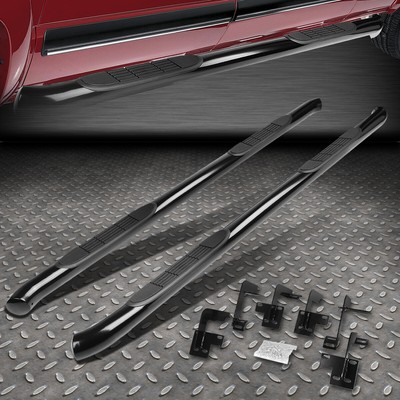 ДЛЯ 19-20 RAM 1500 QUAD / EXT CAB ЧЕРНАЯ ПОДНОЖКА С 3 КРУГЛЫМИ БОКОВЫМИ СТУПЕНЬКАМИ NERF BAR