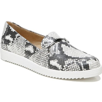 Naturalizer Womens Ranger B/W Slip On Loafers Shoes 7 Medium (B,M) BHFO 5044