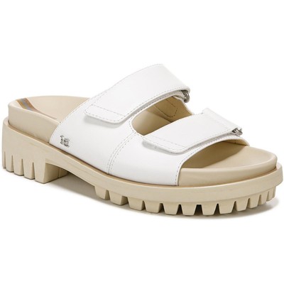 

Женские белые шлепанцы Sam Edelman Eliana, обувь 9, средний (B,M) BHFO 9216, Белый