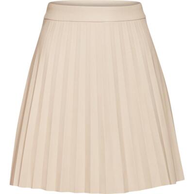 

Женская плиссированная юбка-трапеция из искусственной кожи BB Dakota by Steve Madden BHFO 2645, Кость