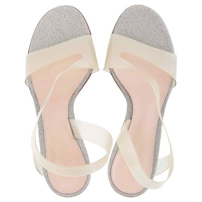 Pre-owned Gianvito Rossi Metropolis 70 Plexi Sandals In Check Description