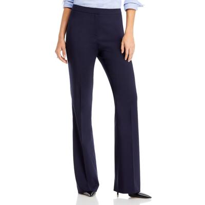 Женские темно-синие шерстяные брюки с высокой посадкой Boss Womens Bootcut 10 BHFO 3411