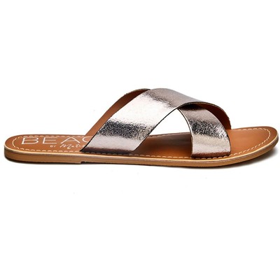 Пляжные женские босоножки на плоской подошве Pebble by Matisse серого цвета 6 Medium (B,M) BHFO 1528