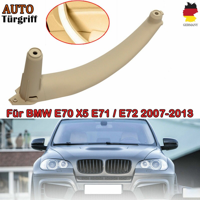 Rechts Seite Innen Türgriffe Innentür Griff Deckel Beige für BMW E70 X5 E71/E72
