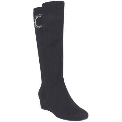 

Женские черные высокие сапоги до колена Impo Gurtha, ширина 7 (C,D,W) BHFO 6399, Черный, Gurtha