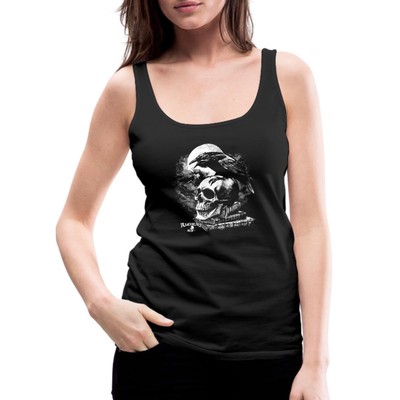 Alchemy England Poe's Raven Women s Premium Tank Top