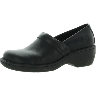 

Черные кожаные сабо без шнуровки Born Womens Toby Duo 8 Medium (B,M) BHFO 5802, Black full grain
