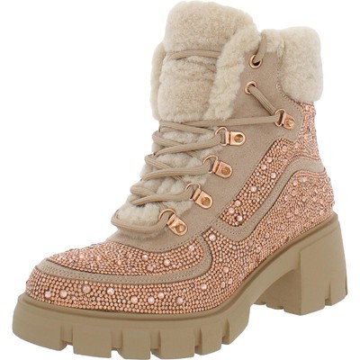 

Женские ботильоны Steve Madden Haylee со стразами на подкладке из искусственного меха BHFO 3278, Rhinestones, Haylee