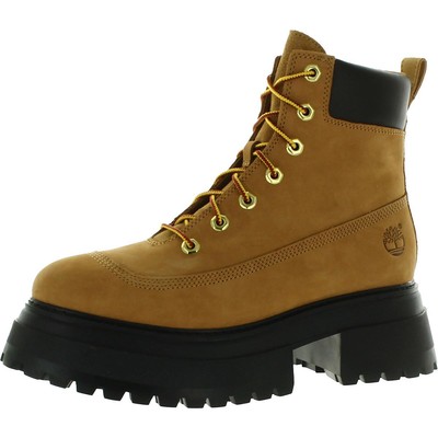 Timberland Womens Timberland Sky Tan Combat & Lace-up Boots 9 Medium (B,M) 8023