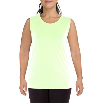 Ideology Womens Yellow Fitness Running Yoga Tank Top Athletic Plus 3X BHFO 4185