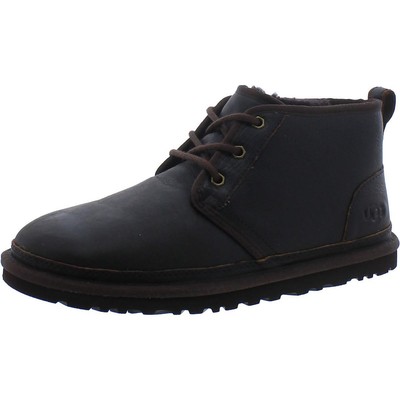 Женские ботильоны Ugg из коричневой шерсти Neumel, ботильоны из телячьей шерсти, 9 средних размеров (D) BHFO 9389
