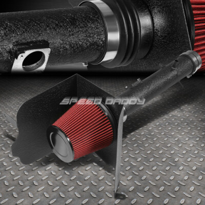 ДЛЯ 05-11 TACOMA 4.0L V6 ЧЕРНОЕ ФИНИШНОЕ ПОКРЫТИЕ С МОРЩИНКАМИ ДЛЯ ЗАБОРА ХОЛОДНОГО ВОЗДУХА И ТЕПЛОЗАЩИТНОГО ЭКРАНА