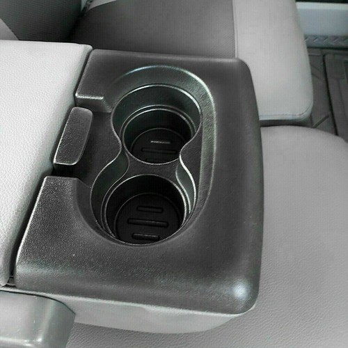 For Ford F150 2004-2014 Black Center Console Cup Holder Armrest Cover Pad Trim