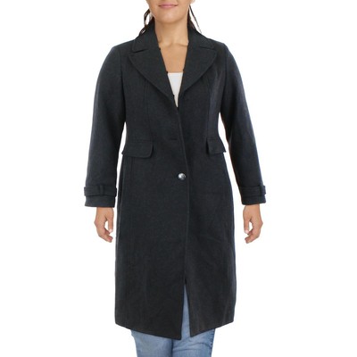 

Женское серое теплое длинное шерстяное пальто Vince Camuto  BHFO 5814, Charcoal