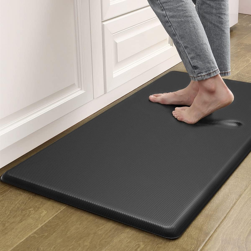 Kitchen Mats for Floor, 0.75" Cushioned Anti Fatigue Mat, Memory Foam Kitchen Ru