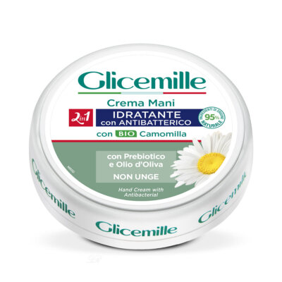 Glicemille 2in1 Handcreme Antibakteriell Kamille 100 ml