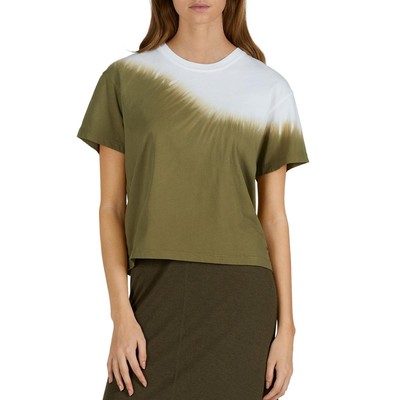 Женская футболка ATM Womens Green Tie-Dye с коротким рукавом M BHFO 9822