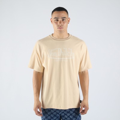 

Мужская футболка Von Dutch Originals Lennon SS Lifestyle бежевый, Von Dutch Originals Lennon SS Lifestyle T-Shirt