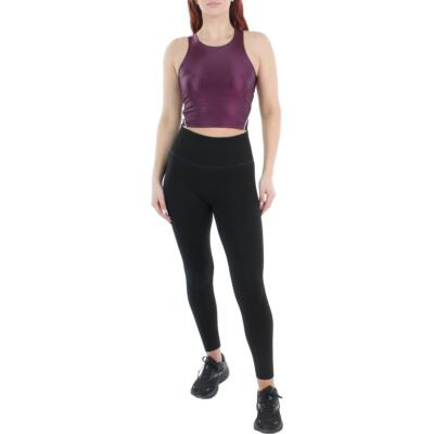 

Женская фиолетовая укороченная майка для фитнеса и тренировок Heroine Sport Athletic  BHFO 8005, Фиолетовый