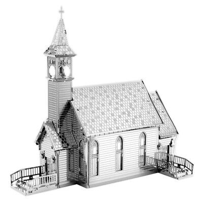 Fascinations Metal Earth The Old Country Church 3D Laser Cut Steel Model Kit