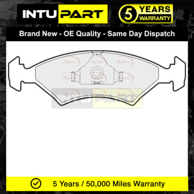 Fits Ford Fiesta Sierra Escort P100 IntuPart Front Rear Brake Pads Set